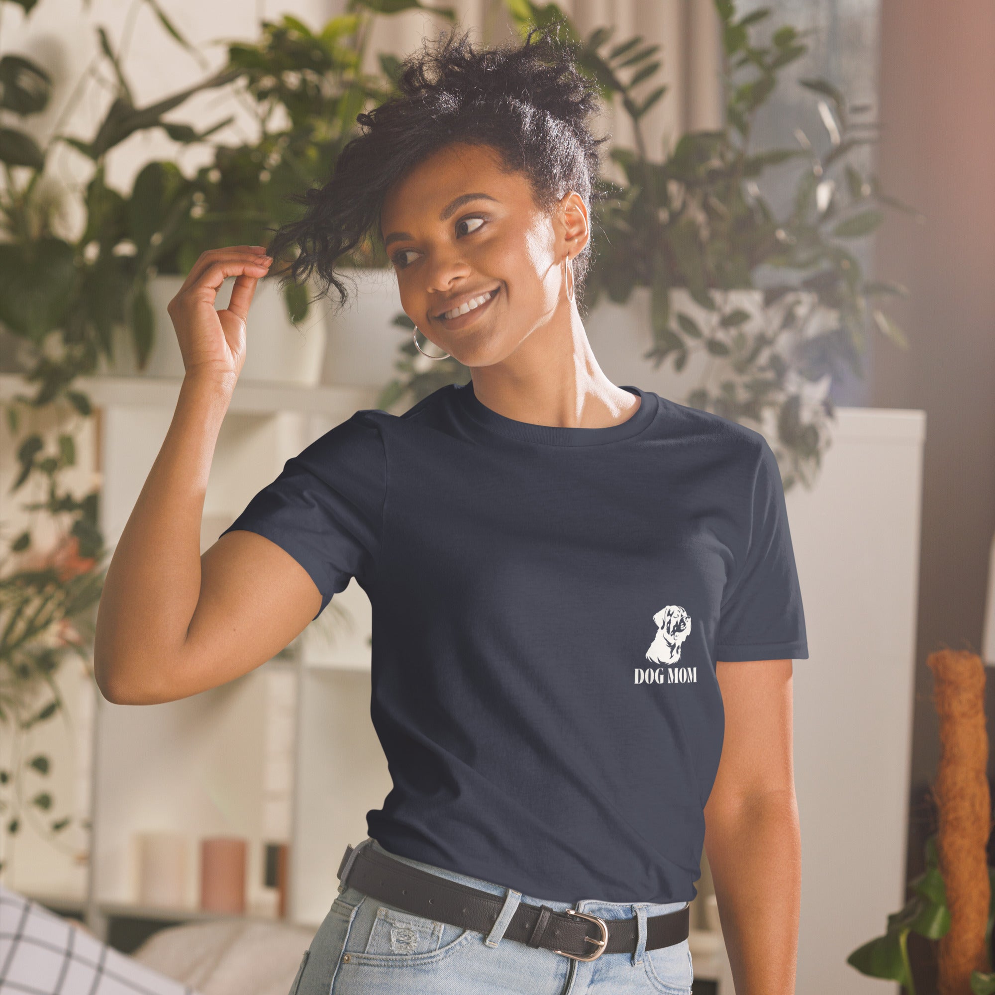 "Dog Mom" T-Shirt - Personaliseerbaar